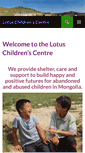 Mobile Screenshot of lotuschild.org